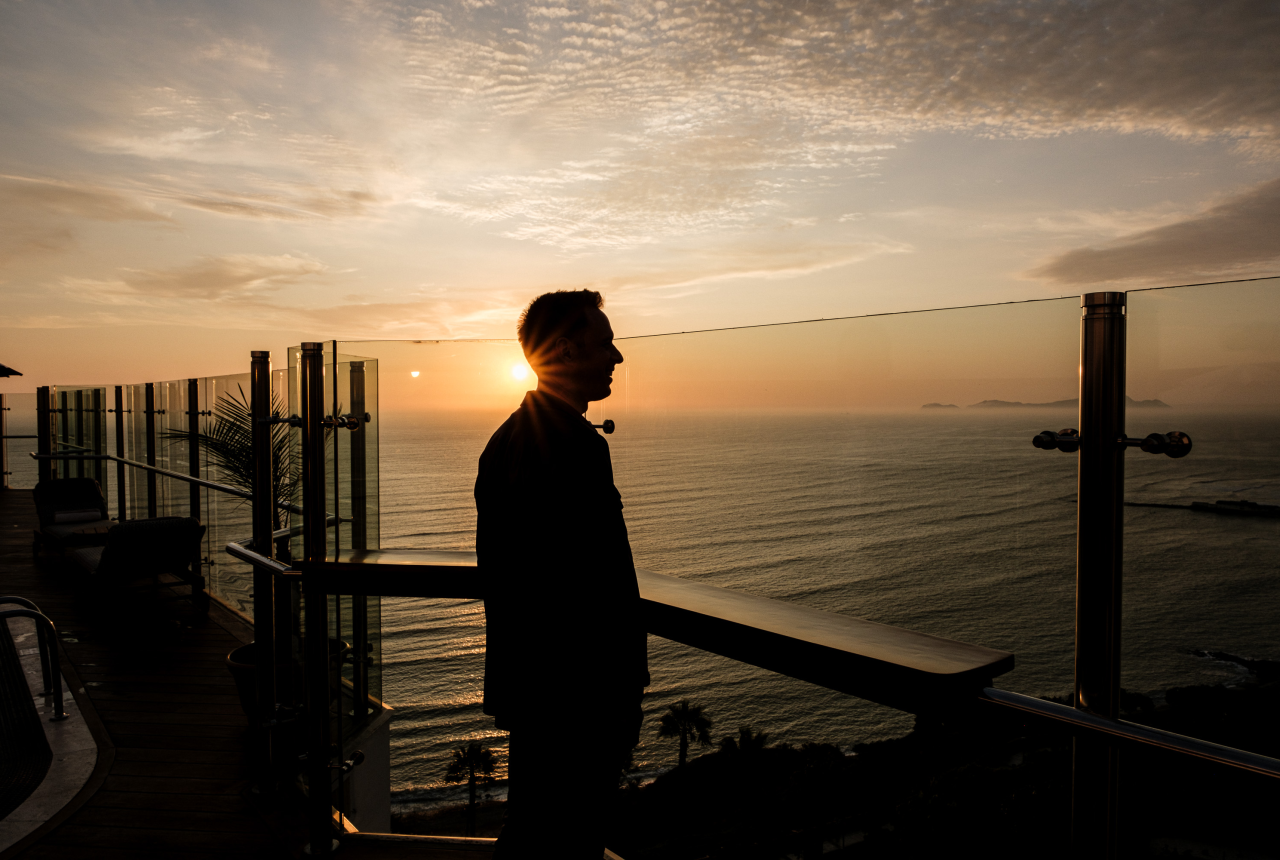 Sundowner auf der Rooftop-Terrasse